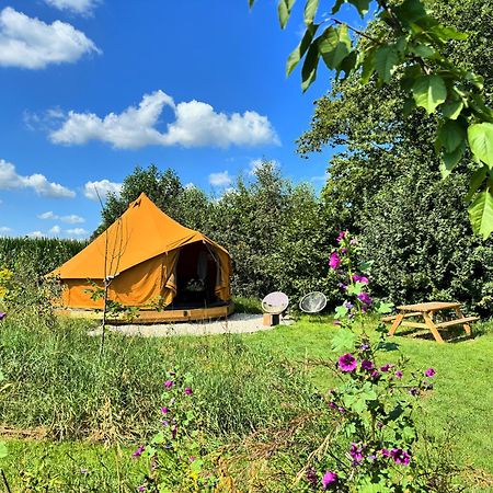 Bell Tent In Een Voedselbos Nederweert-Eind Exterior foto